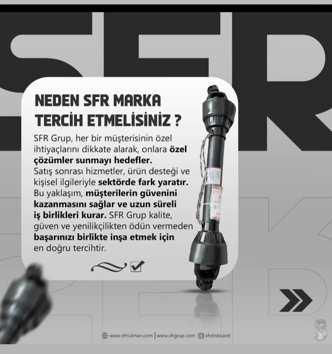 SFR 24x62 80 CM KILIFLI ZİRAİ ŞAFT 3